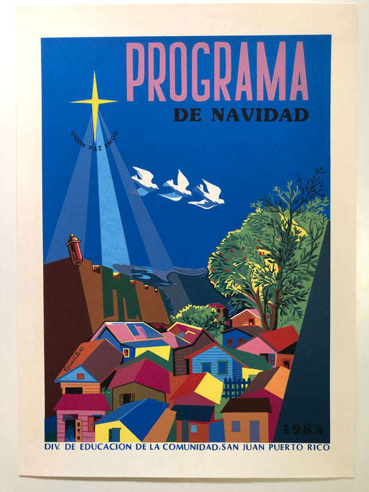 Cartel - Programa de Navidad
