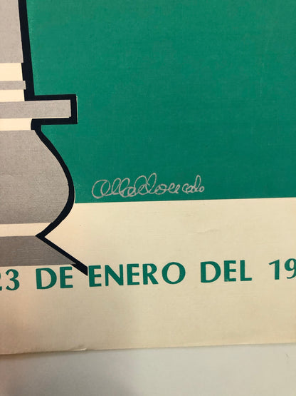 Cartel Ajedrez - Campeonato Mundial de Ajedrez