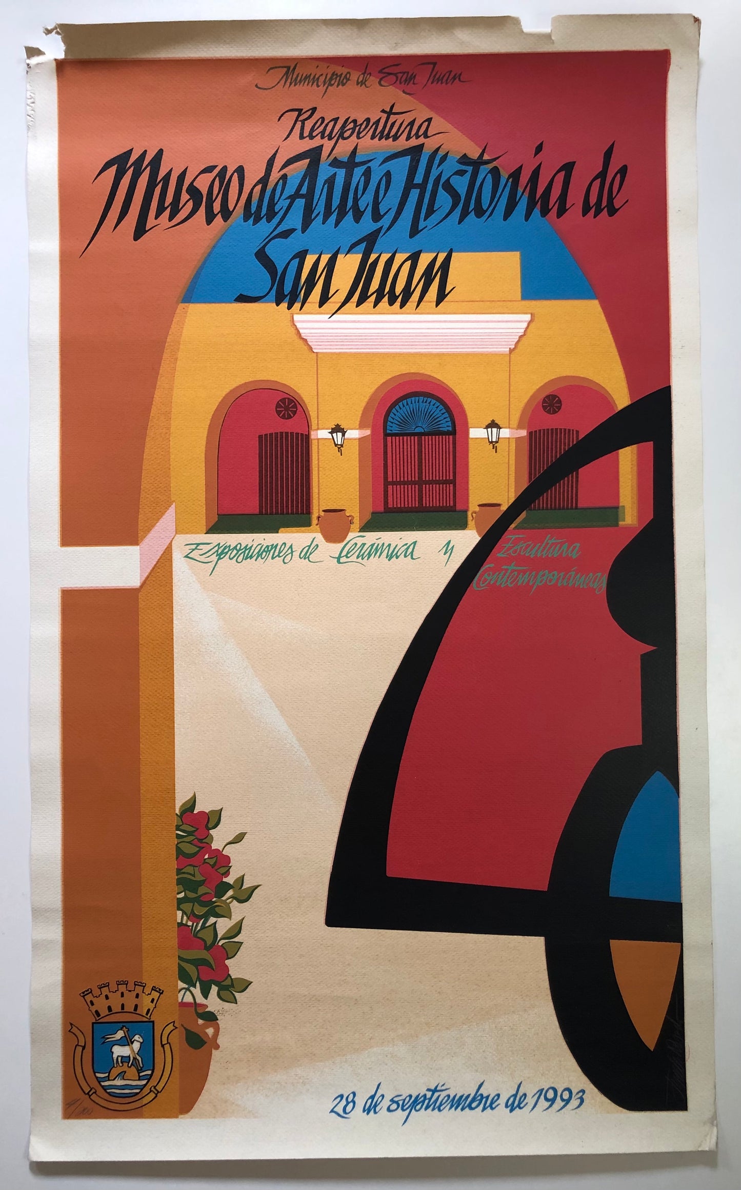 Cartel -Reapertura del Museo de Arte e Historia de San Juan