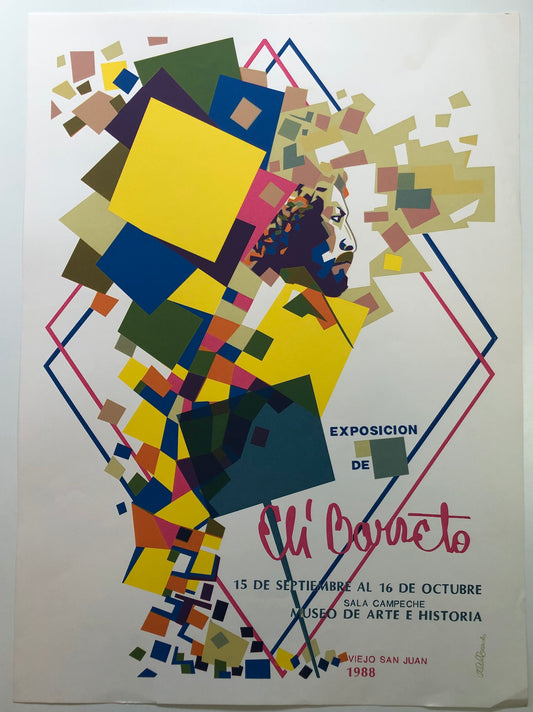 Cartel - Exposición de Elí Barreto