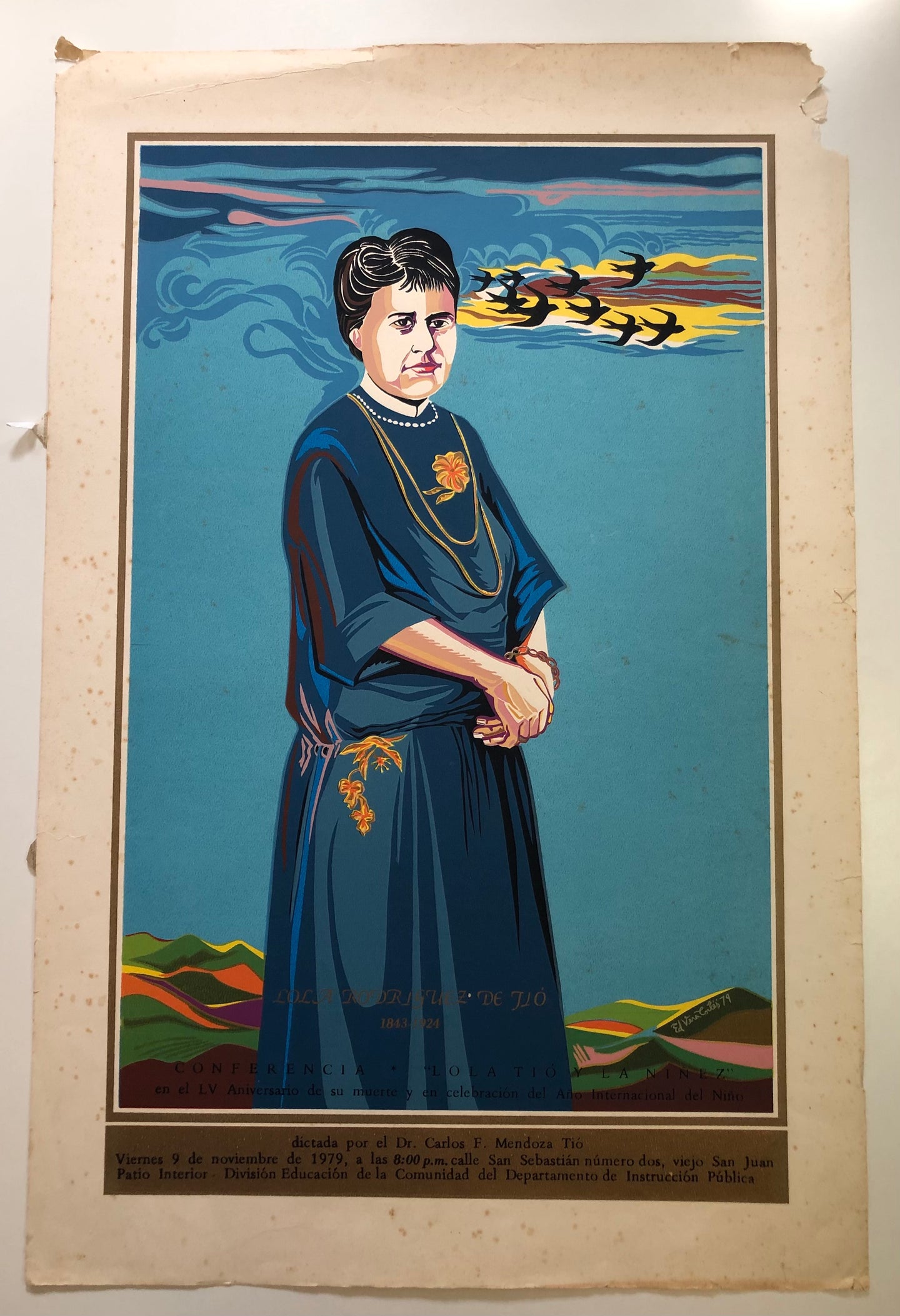 Cartel - Lola Rodríguez de Tió
