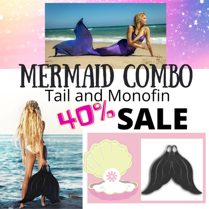 MERMAID COMBO TAIL AND MONOFIN