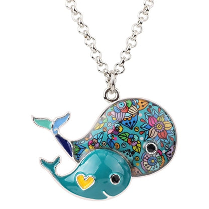 Whale Necklace PendantsChain