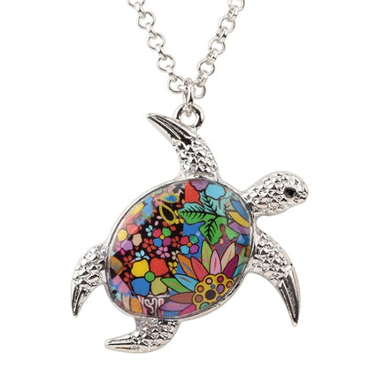 Turtle Necklaces Pendants Chain Collar