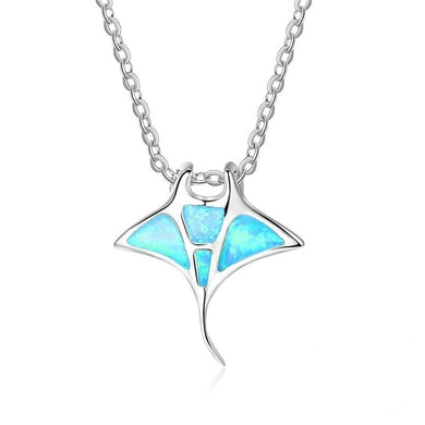 Blue Manta necklace