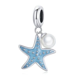 925 Sterling Silver STAR AND OEARK Charm
