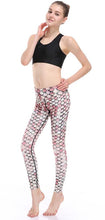 Fish scale mermaid fitness leggings