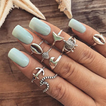 Vintage Knuckle Ring Set 8 PCS