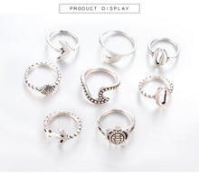 Vintage Knuckle Ring Set 8 PCS