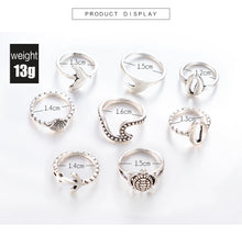 Vintage Knuckle Ring Set 8 PCS