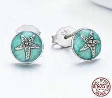 925 Sterling Silver Stud Starfish Earrings