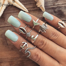 Vintage Knuckle Ring Set 8 PCS