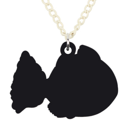 Acrylic Floral Fish Necklace