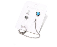 4PCS/SET  Ethnic Bohemia Clip Stud Earrings