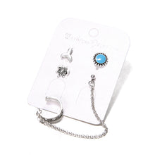 4PCS/SET  Ethnic Bohemia Clip Stud Earrings