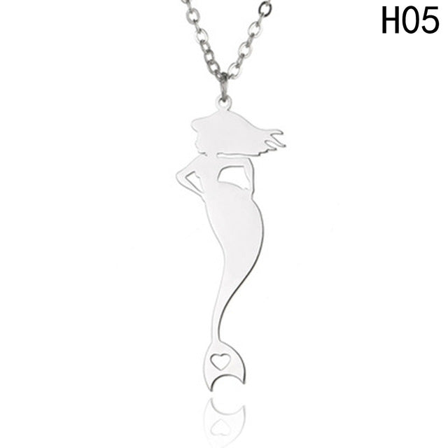 Stainless Steel Mermaid Necklace