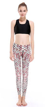 Fish scale mermaid fitness leggings