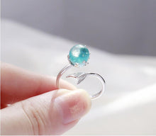 925 Sterling Silver Crystal Mermaid Rings