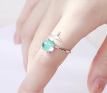 925 Sterling Silver Crystal Mermaid Rings