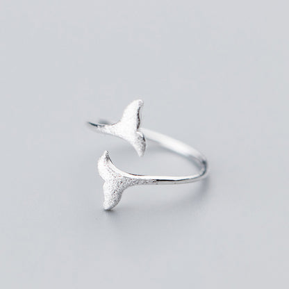 925 Sterling Silver Mermaid Tail Rings