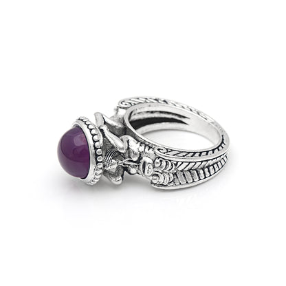 Romantic Mermaids Purple Cubic Zirconia Ring