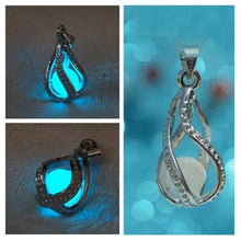 Teardrop Glow in Dark Pendant Necklace