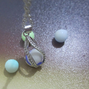 Teardrop Glow in Dark Pendant Necklace