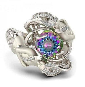 Luxurious Mermaid Ring 925 Sterling Silver 9 colors