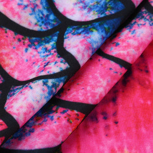 Elastic Print Mermaid Leggings