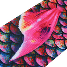 Elastic Print Mermaid Leggings